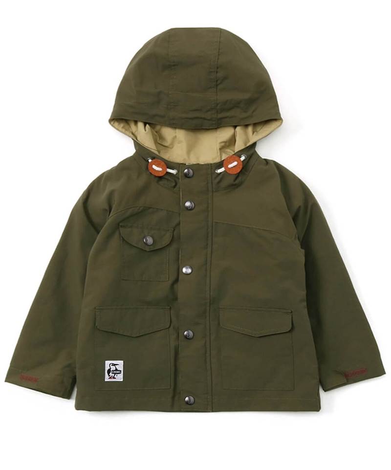 Kid S Camping Parka キッズキャンピングパーカー マウンテンパーカー アウター Kid Sm Beige キッズ Chums チャムス アウトドアファッション公式通販