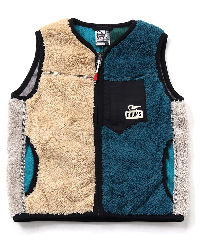 Kid's Bonding Fleece No Collar Vest/キッズボンディングフリースノー ...