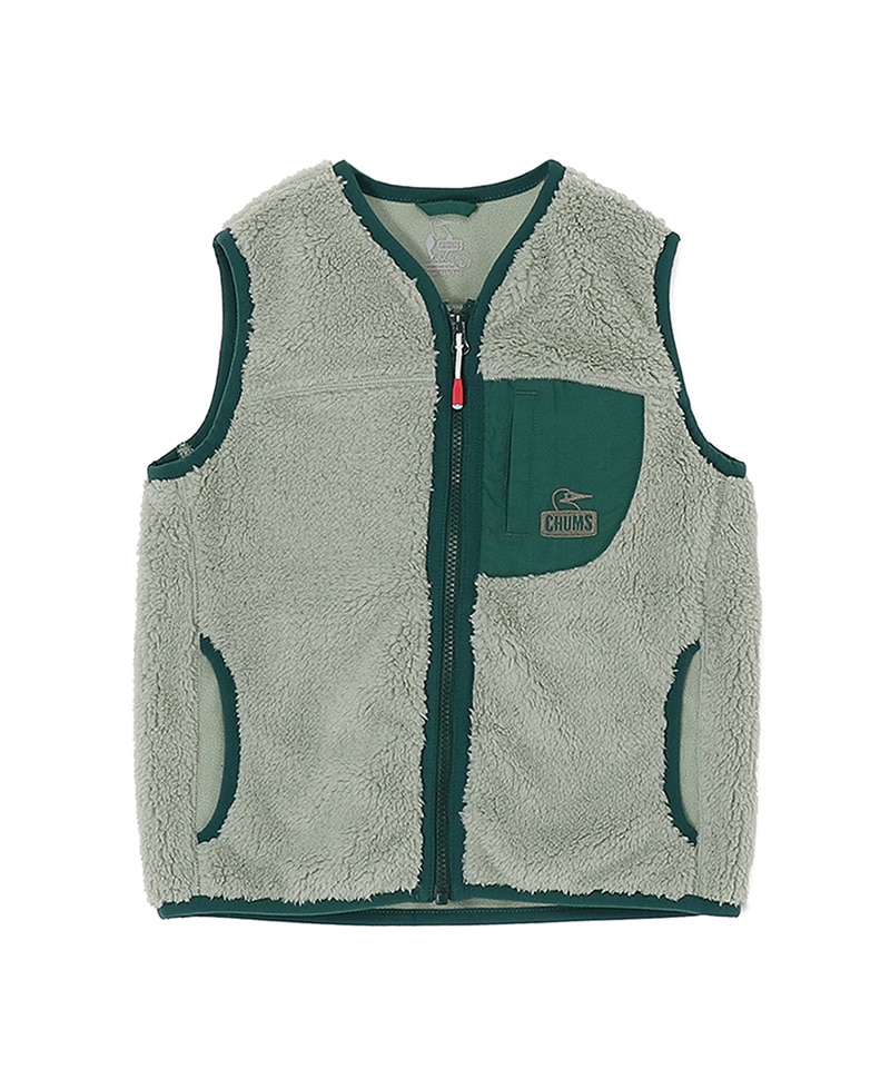 Kids Bonding Fleece NoCollar Vest(キッズボンディングフリースノーカラーベスト(キッズ｜アウター))