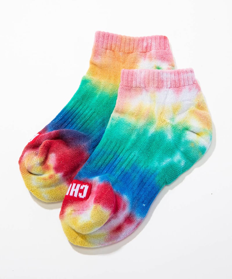 Kid's Tid-Dye Ankle Socks(キッズタイダイアンクルソックス(キッズ｜靴下))