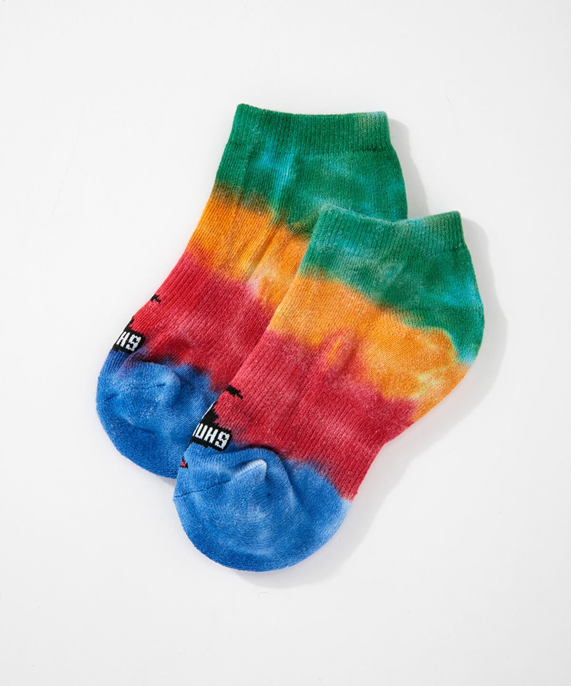 Kid S Tie Dye Ankle Socks キッズタイダイアンクルソックス キッズ 靴下 Kid Sm Night キッズ Chums チャムス アウトドアファッション公式通販