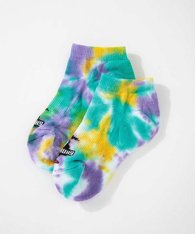 Kid S Tie Dye Ankle Socks キッズタイダイアンクルソックス キッズ 靴下 Kid Sm Night キッズ Chums チャムス アウトドアファッション公式通販