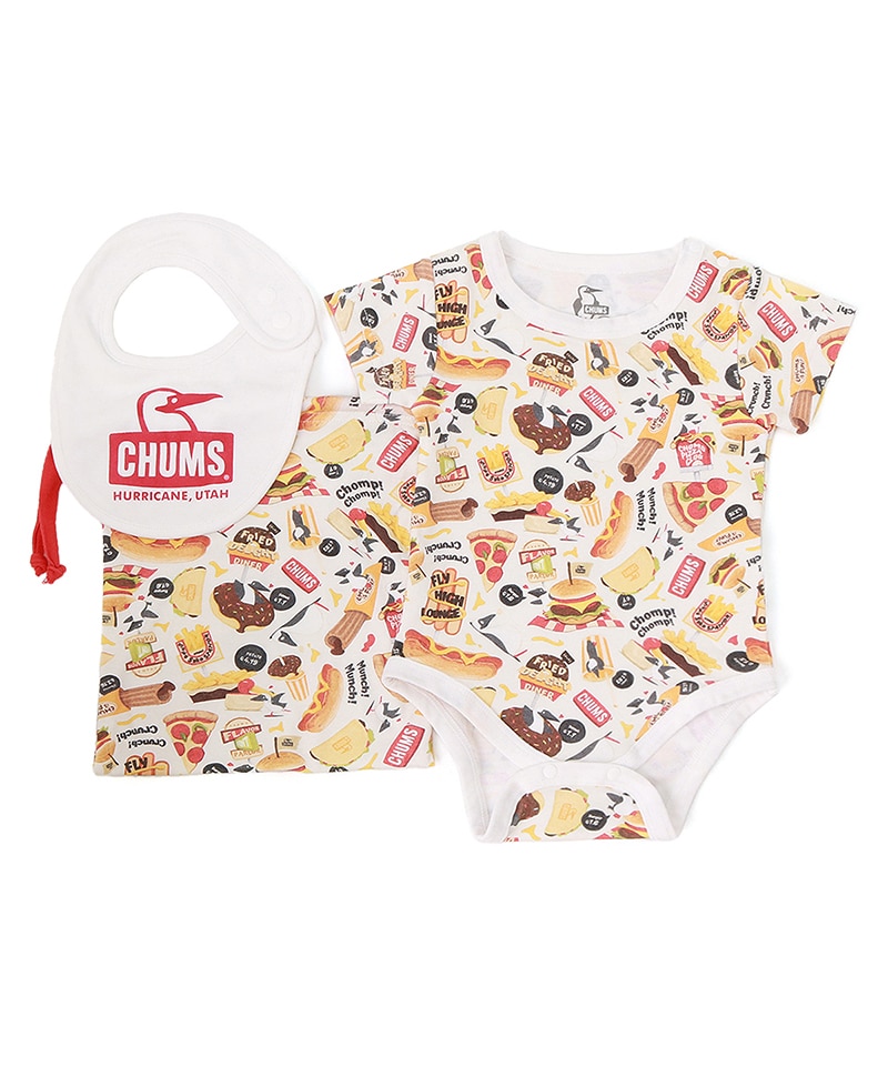 Baby Patterned Gift Set(ベビーパターンドギフトセット(ベビー｜ロンパース｜スタイ))