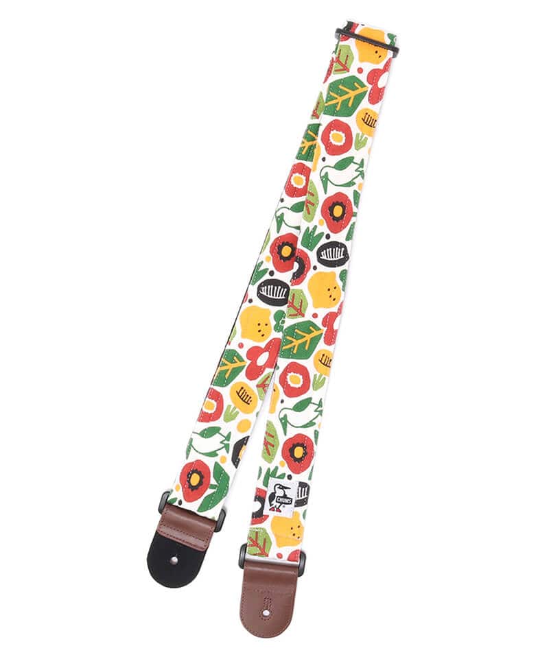 Guitar Strap Sweat Nylon/ギターストラップスウェットナイロン(楽器ケース)(サイズなし Flower×Black): バッグ| CHUMS(チャムス)|アウトドアファッション公式通販