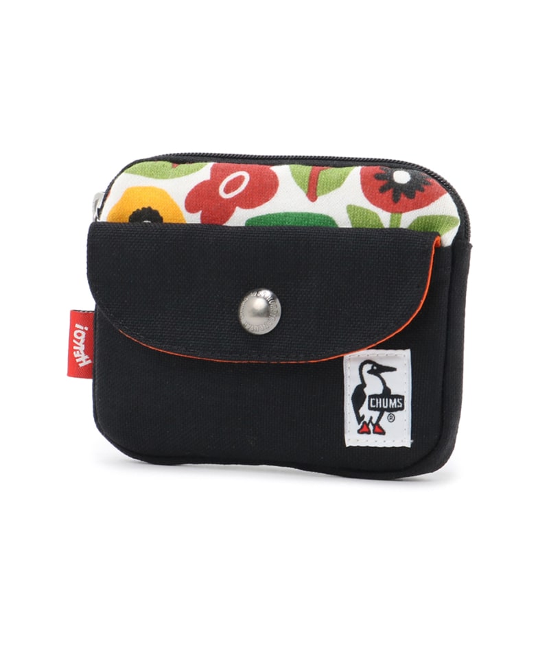 Pocket Size Wallet Sweat Nylon ポケットサイズウォレットスウェットナイロン 財布 ウォレット サイズなし Flower 財布 ポーチ ケース Chums チャムス アウトドアファッション公式通販