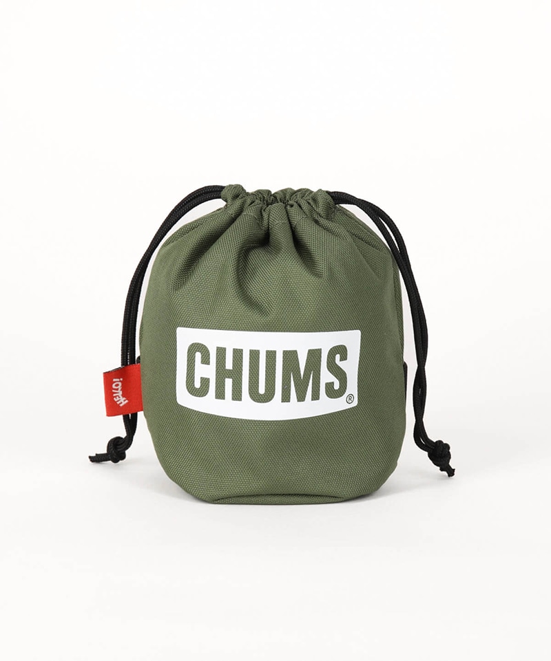 CHUMS Logo Drawstring Tool Case M(チャムスロゴドローストリングツールケースM(キャンプグッズ))