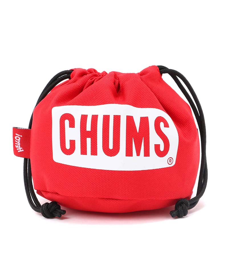 CHUMS Logo Drawstring Tool Case S(チャムスロゴドローストリングツールケースS(キャンプグッズ))