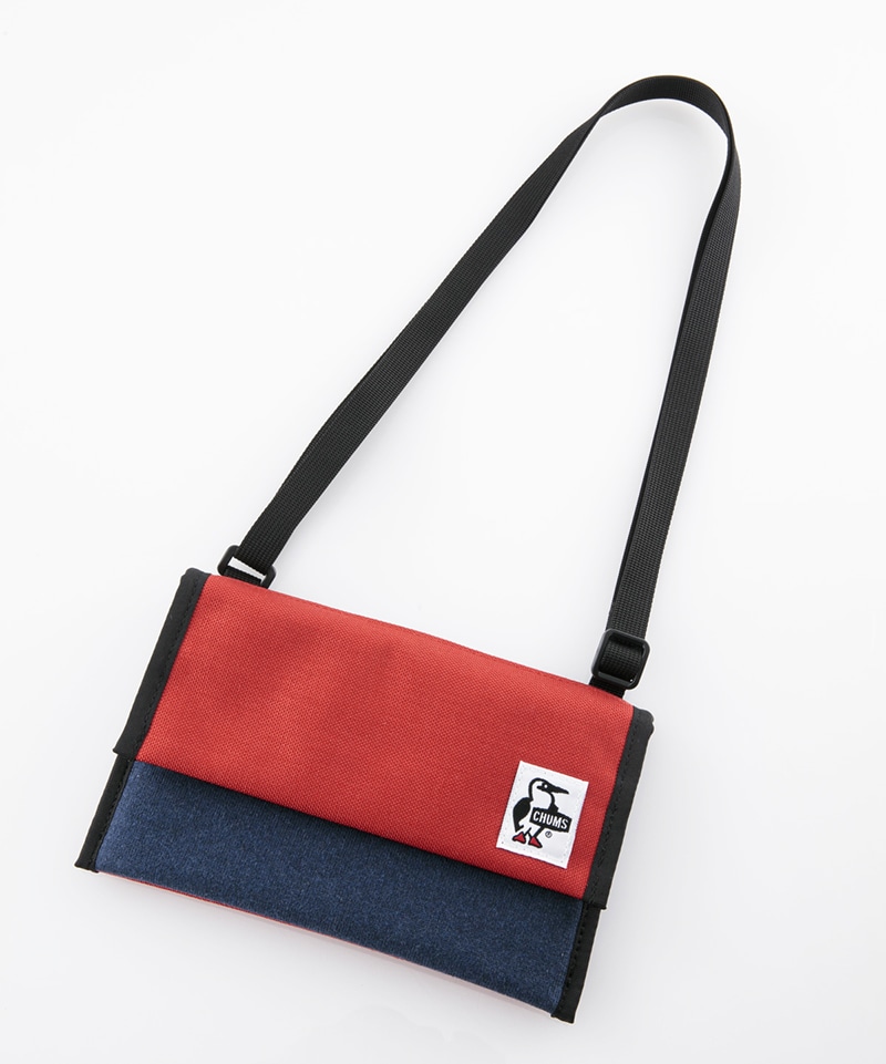 Smallest Pouch Sweat Nylon スモーレストポーチスウェットナイロン ショルダーバッグ サイズなし H Navy Tomato バッグ Chums チャムス アウトドアファッション公式通販 Smallest Pouch Sweat Nylon スモーレストポーチスウェットナイロン ショルダーバッグ サイズなし H Navy Tomato バッグ Chums チャムス アウトドアファッション公式通販
