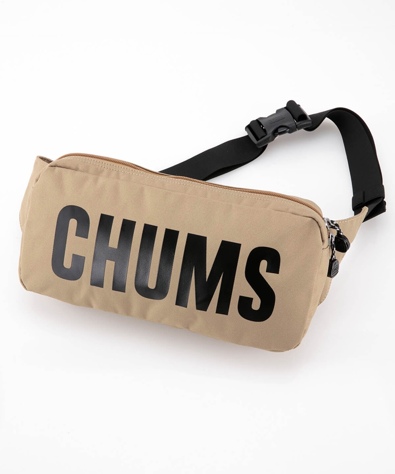Recycle Chums Logo Waist Bag リサイクルチャムスロゴウエストバッグ ボディバッグ ウエストポーチ サイズなし Sand バッグ Chums チャムス アウトドアファッション公式通販