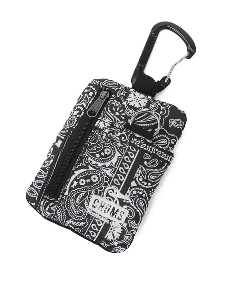 House Key Reel Sweat Nylon/ハウスキーリールスウェットナイロン(キーケース｜キーコイン)(サイズなし Black  Border/BK): 財布｜ポーチ｜ケース|CHUMS(チャムス)|アウトドアファッション公式通販