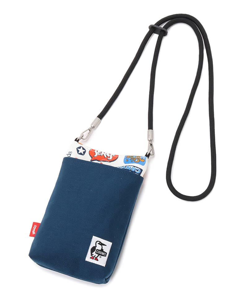 Rope Sholuder Pouch Sweat Nylon/ロープショルダーポーチスウェットナイロン(スマホ｜iPhoneケース)(サイズなし  Wa): 財布｜ポーチ｜ケース|CHUMS(チャムス)|アウトドアファッション公式通販