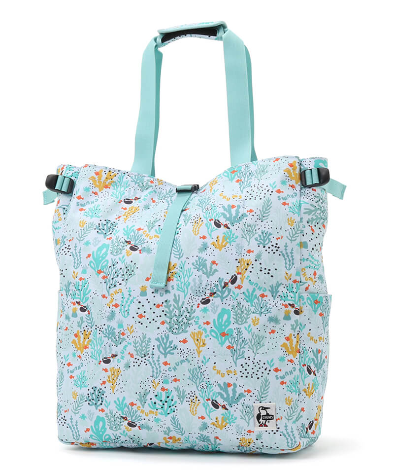 Recycle 2way Tote Bag リサイクル2ウェイトートバッグ トートバッグ Free Black2 バッグ Chums チャムス アウトドアファッション公式通販