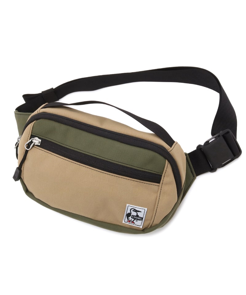 Spruce Small Fanny Pack/スプルーススモールファニーパック(ボディバッグ｜ウエストポーチ)(サイズなし  Lt.Brown/Khaki): バッグ|CHUMS(チャムス)|アウトドアファッション公式通販