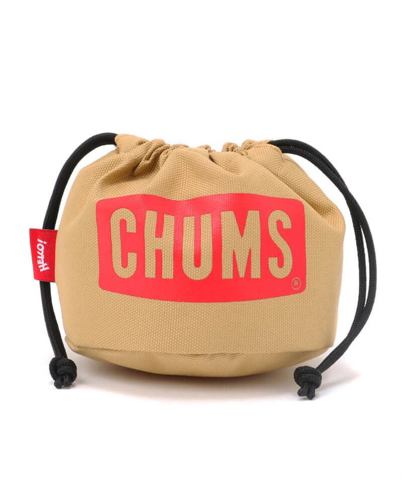 CHUMS Logo Drawstring Tool Case S/チャムスロゴドローストリングツールケースS(収納ケース)(Free Red):  キャンプ用品|CHUMS(チャムス)|アウトドアファッション公式通販