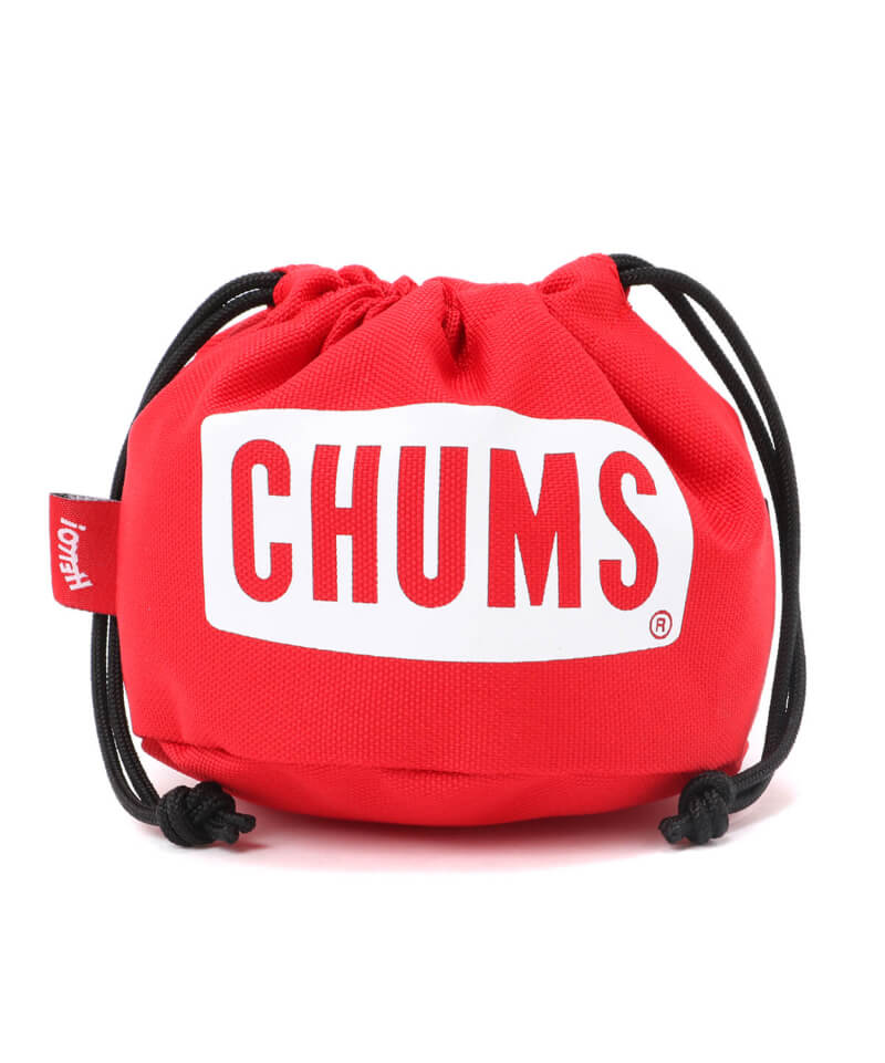CHUMS Logo Drawstring Tool Case S/チャムスロゴドローストリングツールケースS(収納ケース)