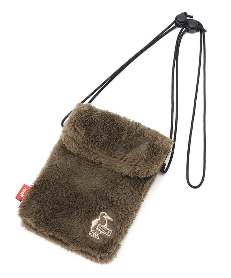 Brown/Khaki | エルモフリースサコッシュ