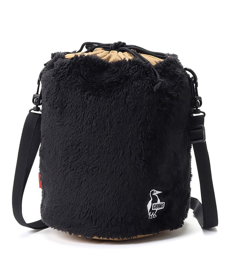 Black/Beige | エルモフリースミニバッグ
