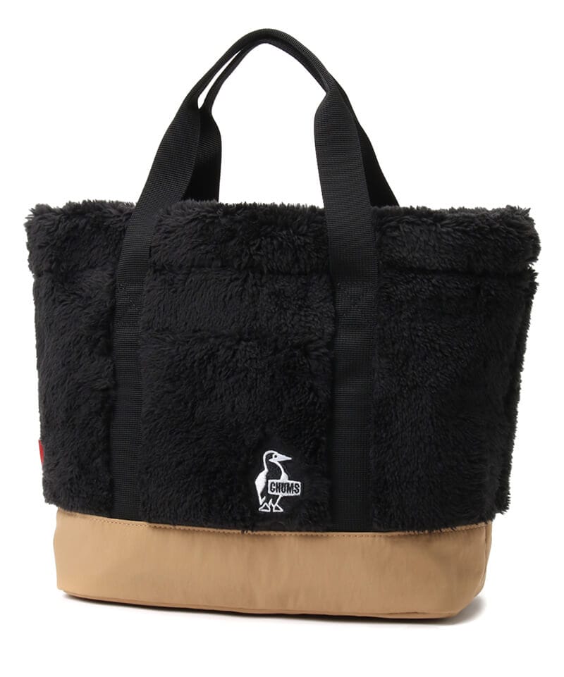 Black/Beige | エルモフリースミニトートバッグ