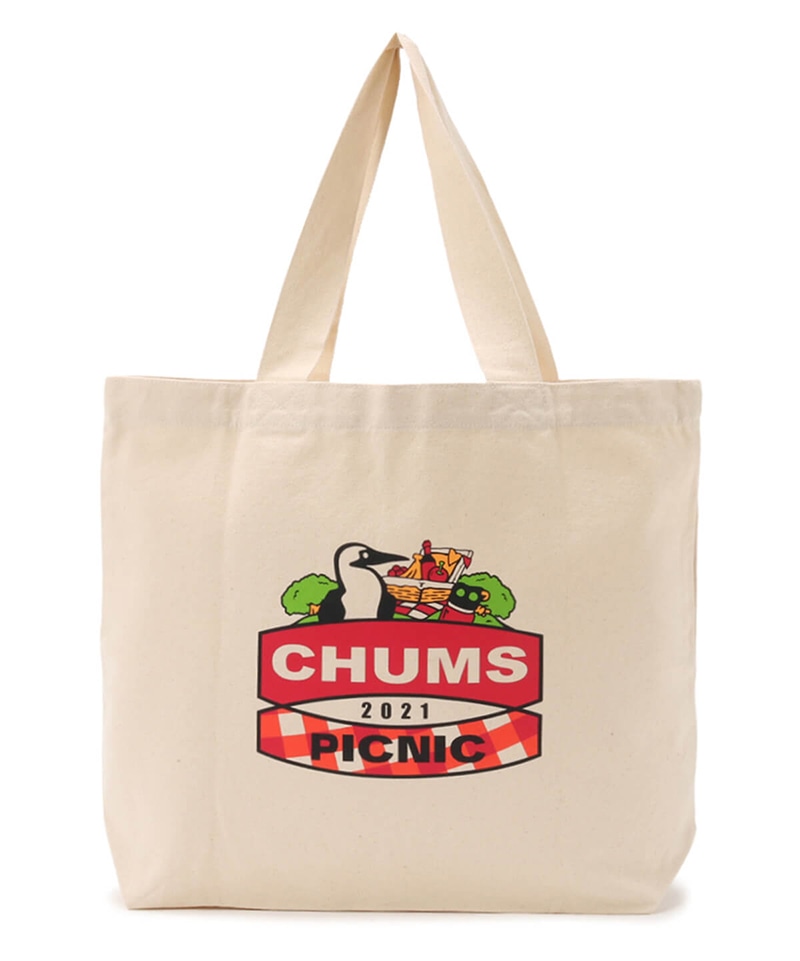 CHUMS PICNIC 2021 Canvas Tote(【限定】チャムスピクニック2021キャンバストート(トートバッグ))