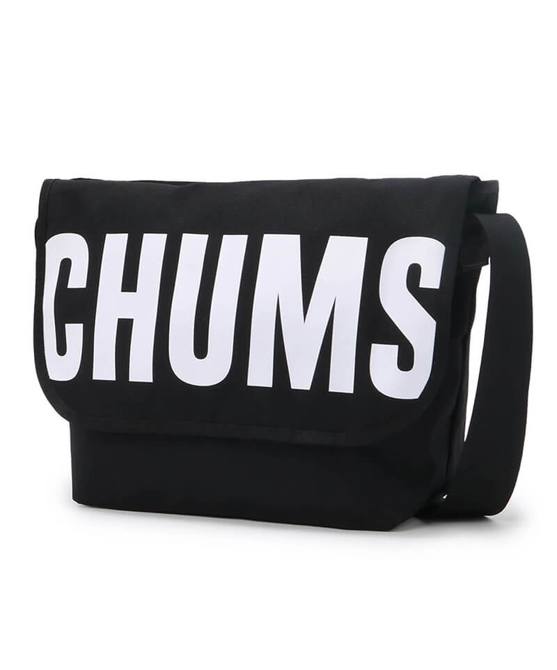 Recycle CHUMS Messenger Bag/リサイクルチャムスメッセンジャーバッグ(メッセンジャーバッグ｜ショルダーバッグ)(Free  Black): バッグCHUMS(チャムス)|アウトドアファッション公式通販