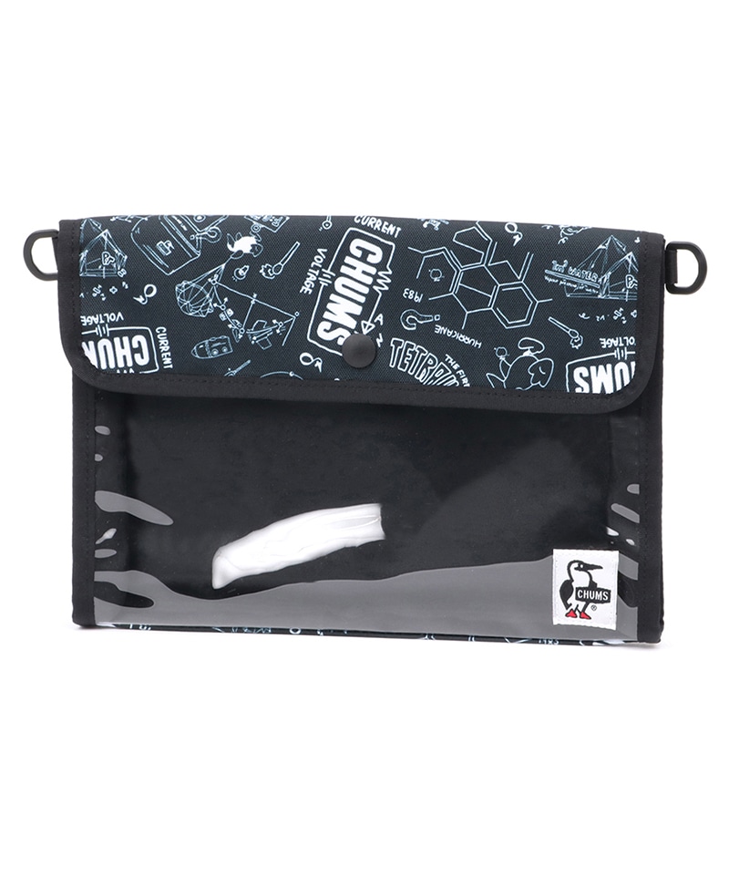 Recycle CHUMS Clear Case L(リサイクルチャムスクリアケースL(ポーチ｜ケース))