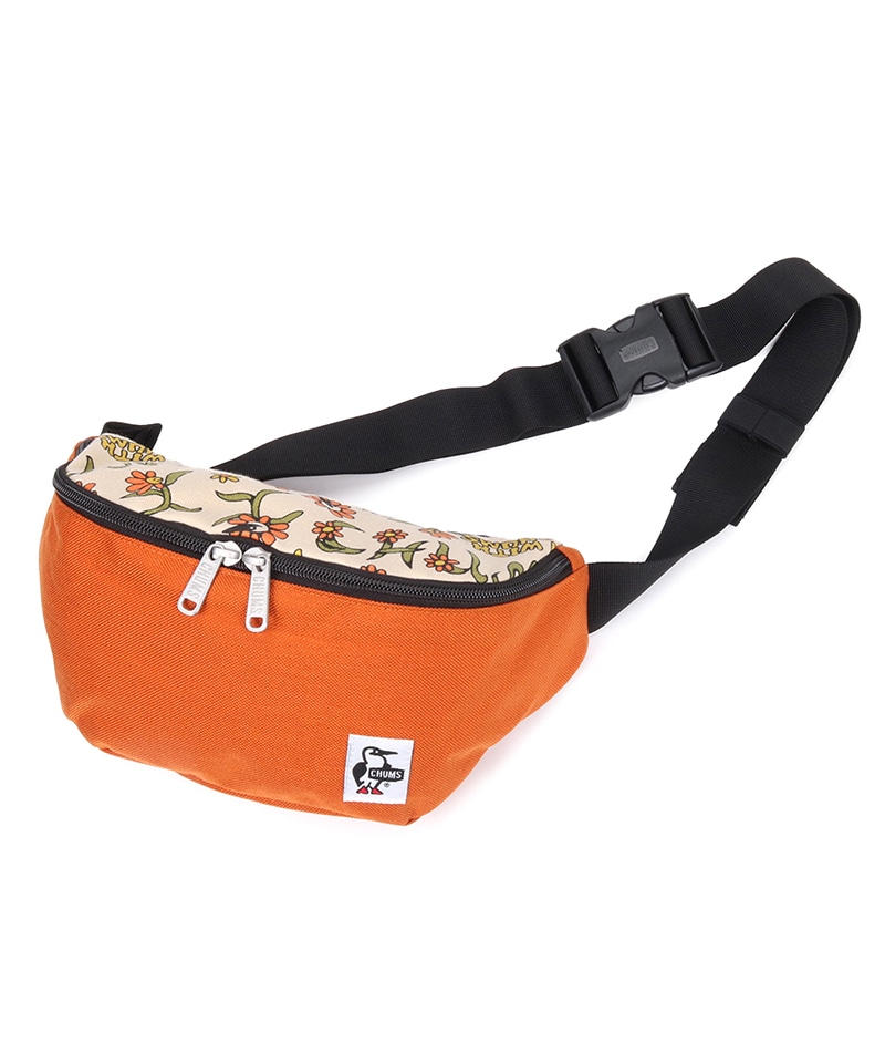Mini Waist Bag Sweat Nylon/ミニウエストバッグスウェットナイロン(ボディバッグ｜ショルダーバッグ)(サイズなし Navy  Border/Tomato): バッグCHUMS(チャムス)|アウトドアファッション公式通販