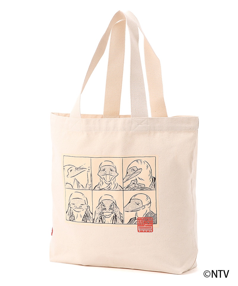 【限定】CHUMS x 葛飾北斎 漫画 Tote Bag(【限定】CHUMS x 葛飾北斎 漫画トートバッグ（トートバッグ）)