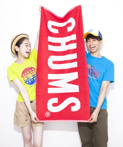 CHUMS Boat Logo Bath Towel(チャムスボートロゴバスタオル)