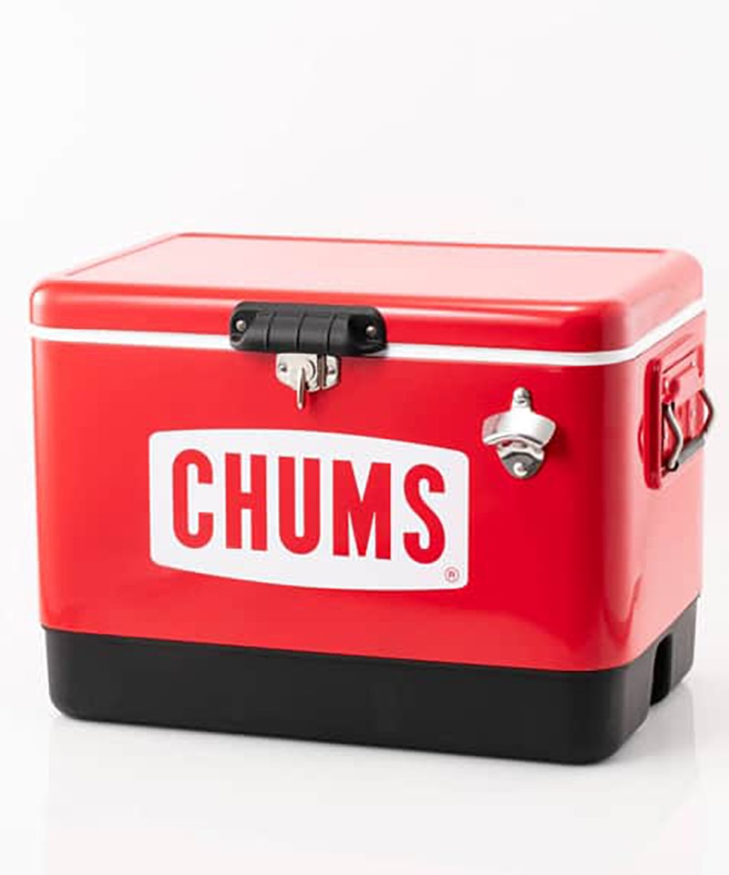 CHUMS Steel Cooler Box 54L(チャムススチールクーラーボックス54L(アウトドア/キャンプ用品))