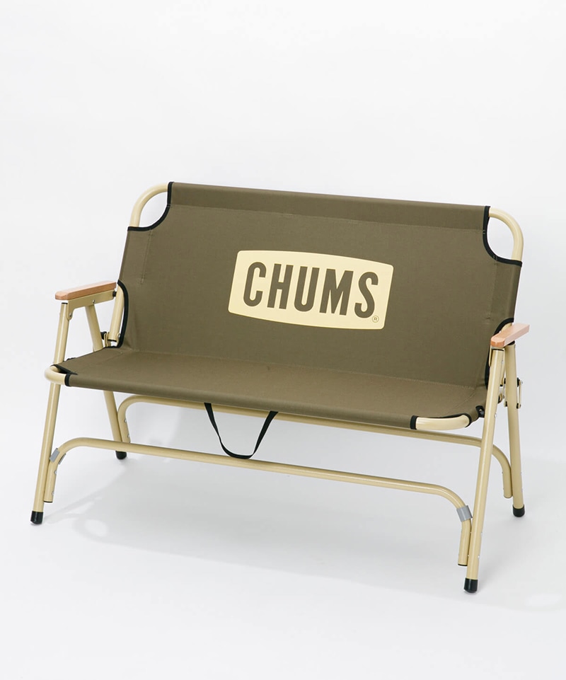 Chums Back With Bench チャムスバックウィズベンチ キャンプ用品 椅子 Free Beige Red キャンプ用品 Chums チャムス アウトドアファッション公式通販