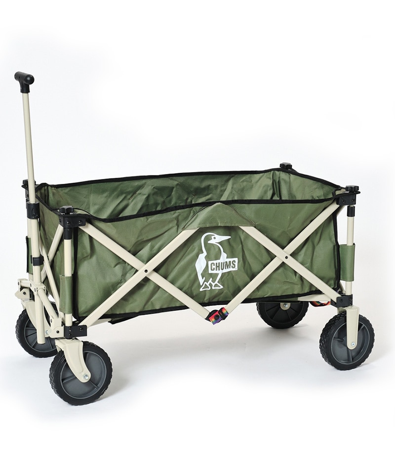 CHUMS Folding Wagon/チャムスフォールディングワゴン(キャンプ用品)(Free Beige/Red):  キャンプ用品CHUMS(チャムス)|アウトドアファッション公式通販