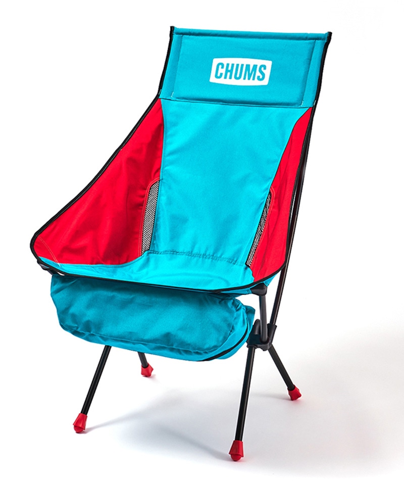 Compact Chair Booby Foot High⁄コンパクトチェアブービーフットハイ(テーブル｜椅子)(Free Teal⁄Red):  キャンプ用品|CHUMS(チャムス)|アウトドアファッション公式通販