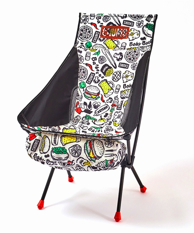 Compact Chair Booby Foot High⁄コンパクトチェアブービーフットハイ(テーブル｜椅子)(Free Teal⁄Red):  キャンプ用品|CHUMS(チャムス)|アウトドアファッション公式通販