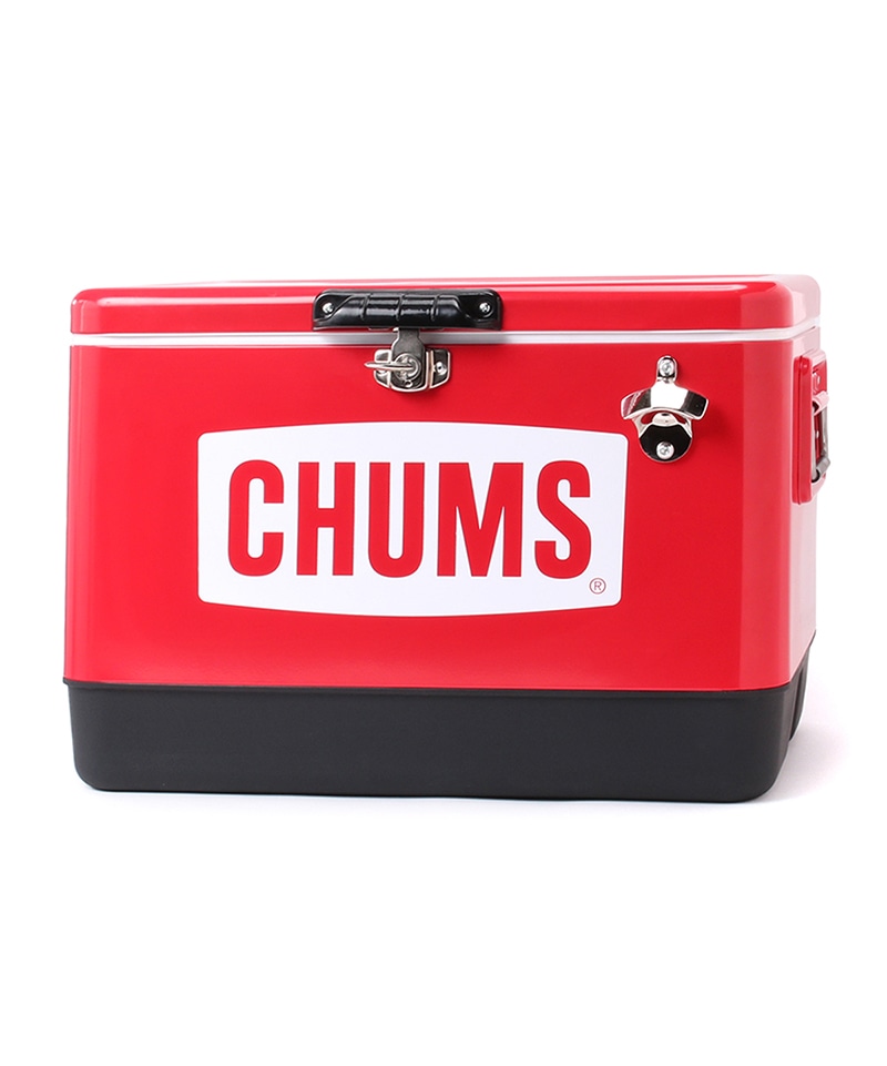 CHUMS チャムスス チールクーラーボックス 54L レッド