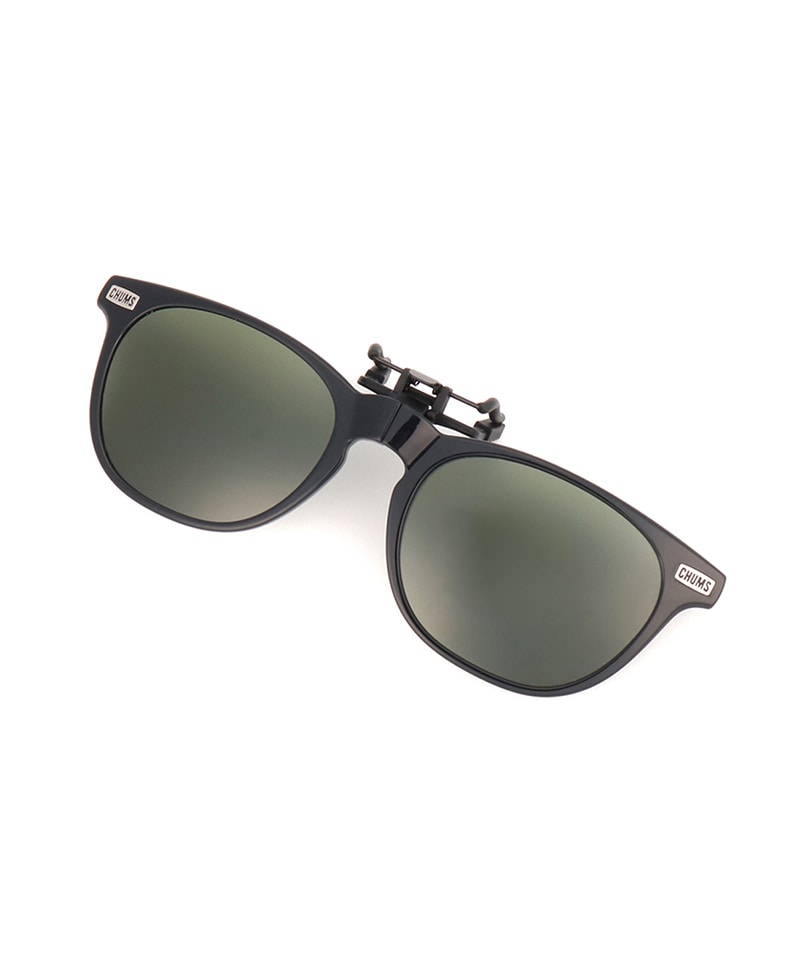 CHUMS Clip-On Sunglasses/チャムスクリップオンサングラス(サングラス)(サイズなし Black):  雑貨｜小物CHUMS(チャムス)|アウトドアファッション公式通販