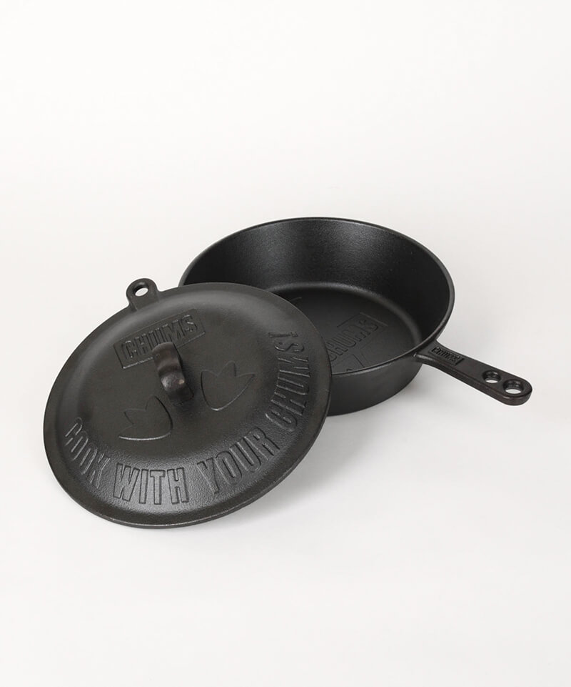 Booby Skillet with Lid 10 inch(ブービースキレットウィズリッド10インチ(調理器具｜クッキング用具）)