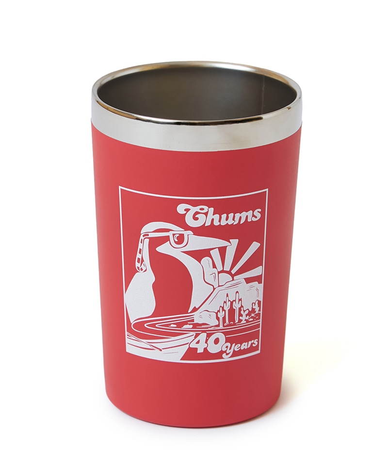 CHUMS 40 Years Camper Stainless Tumbler(【40周年限定】チャムス40イヤーズキャンパーステンレスタンブラー(水筒｜タンブラー))