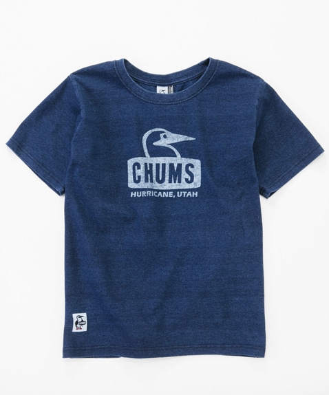 ブービーフェイスロゴTシャツインディゴ