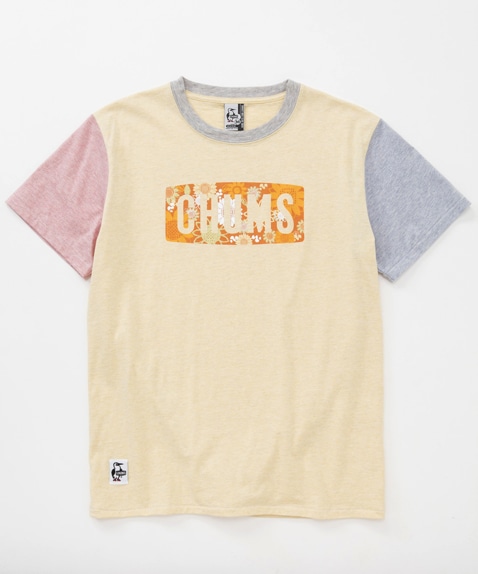 ボタニカルフラワーロゴTシャツ