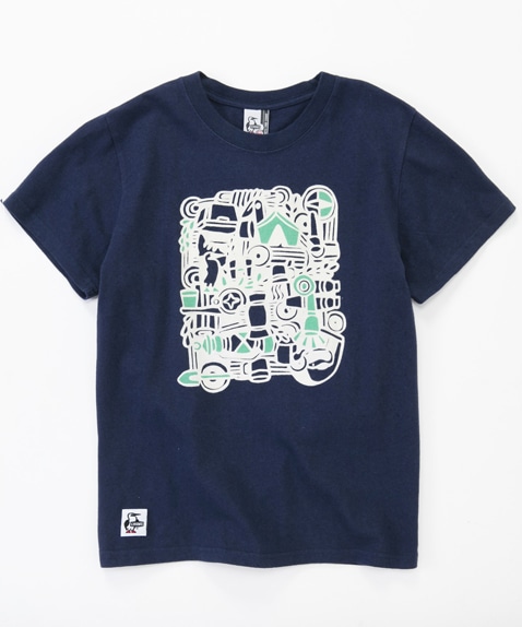 キャンプグッズTシャツ